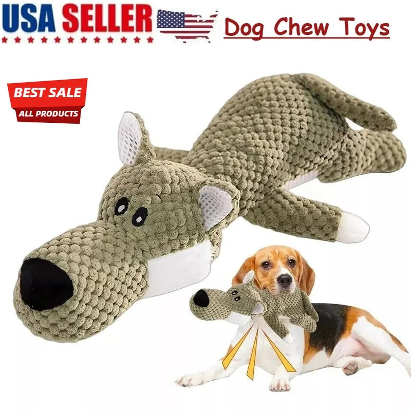Dog Chew Toys Durable Aggressive Chewers Interactive Squeaky Pet Dog Toy