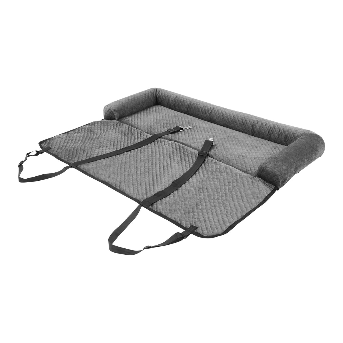Dog Car Seat Large Dog Car Bed Pet Seat with Safety Tethers Buckles for Small Medium Large Dogs Travel Car Cushion