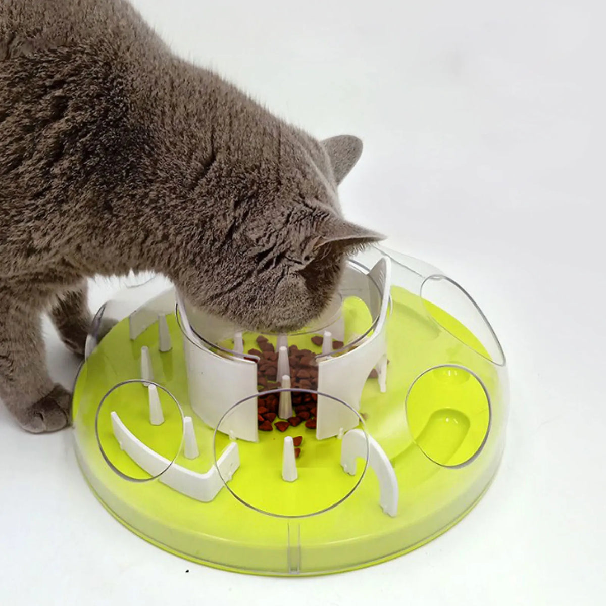 3Pcs Cat Puzzle Feeder Toy Interactive Cat Puzzle Feeder Funny Cat Puzzle Food Dispenser Enrichment  for Pets Play and Exercise