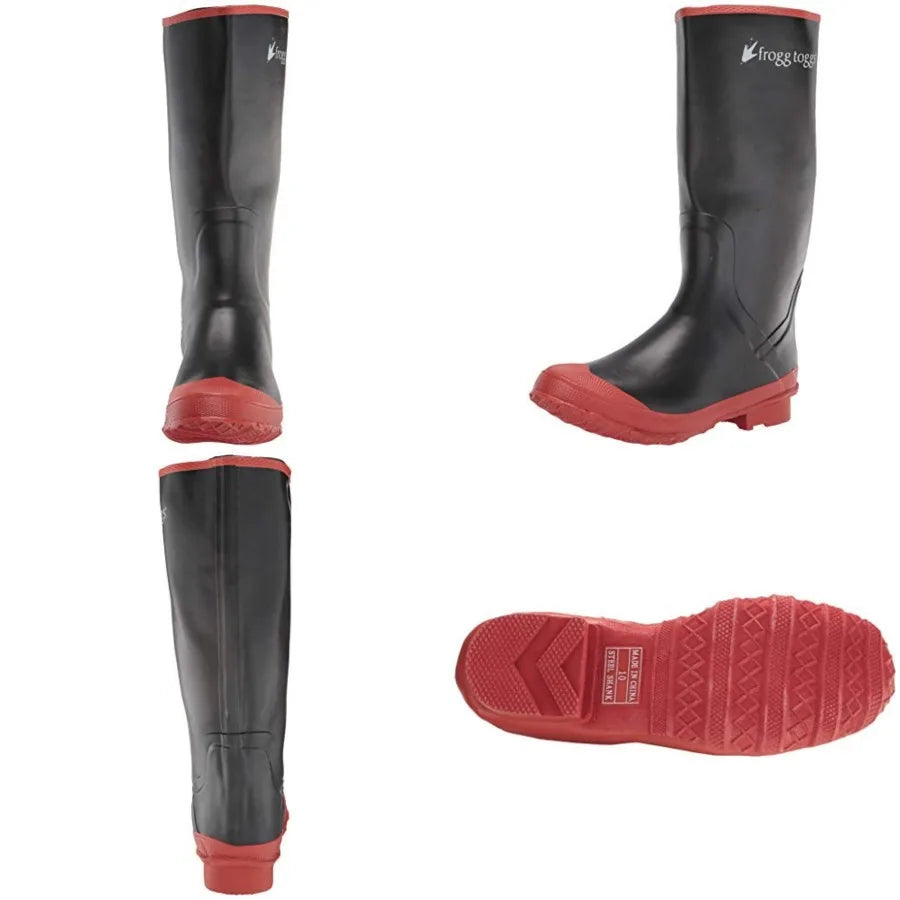 Men's 16" Black Utility Rubber Boot