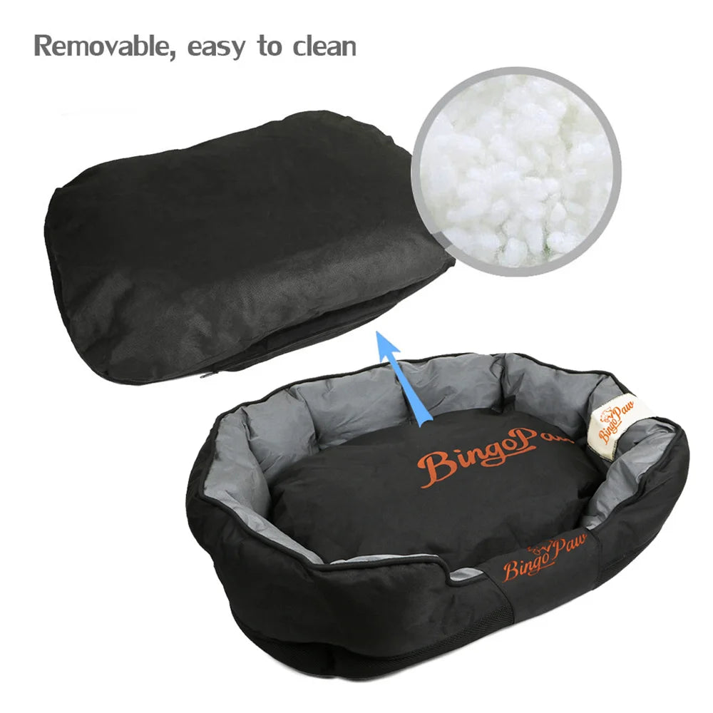 XXL XL L Orthopedic Sofa Dog Bed Waterproof Pet Mat Kennel Washable Pet Puppy Basket Cushion Removable Fr Small Medium Large Dog