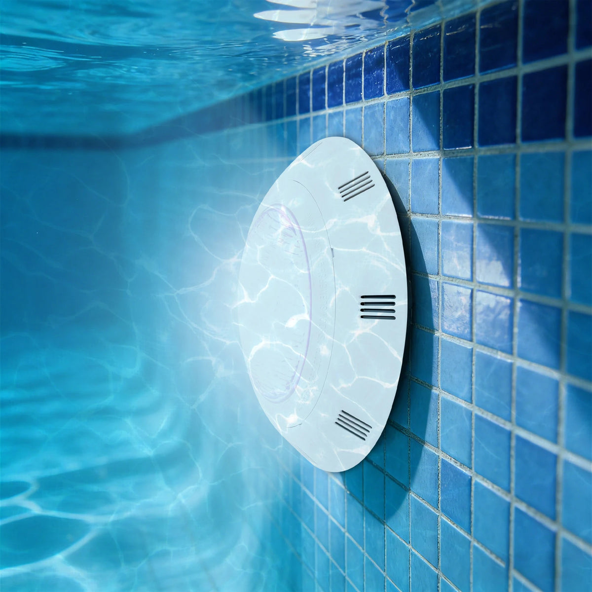 12V 36W RGB LED Pool Light，IP68 Waterproof Submersible Underwater Pool Lamp with RF Remote 7 Color Modes for Swimming Pool & Water Feature