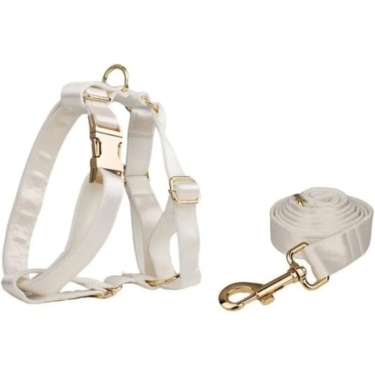 Personalized With Name Tag Adjustable Soft Durable Collar, Bow Collar Pet Leash Harness Gift For Dog Owners