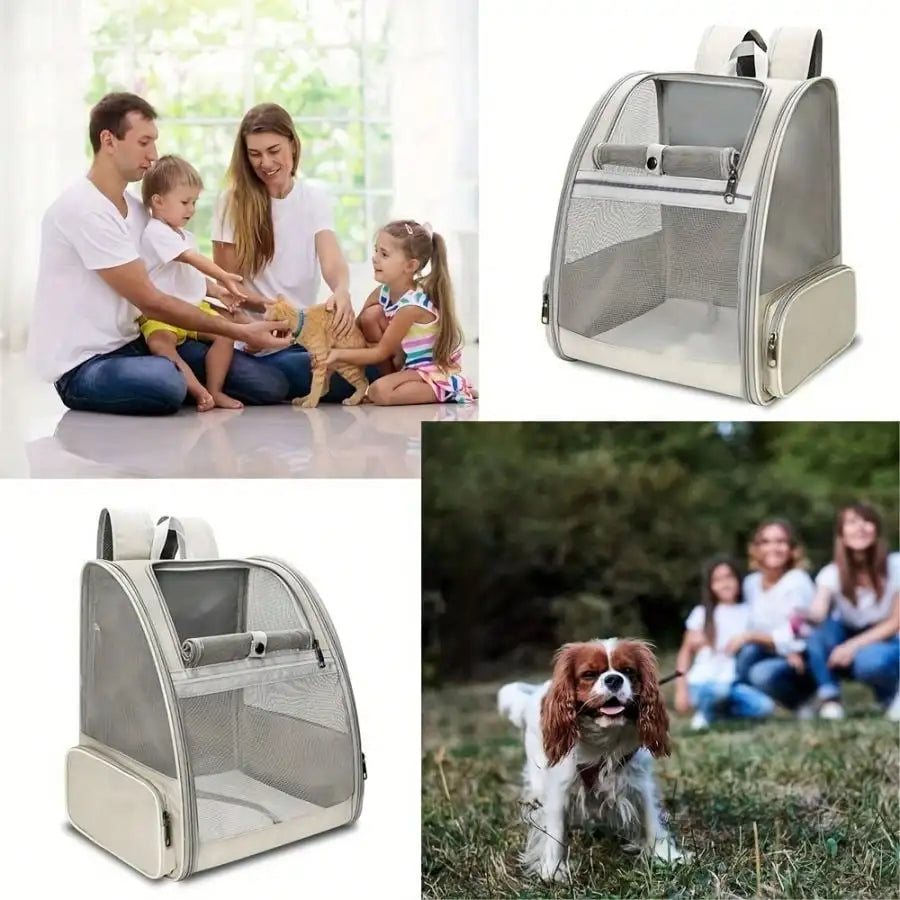 Airline Approved Pet Backpack Carrier Breathable Portable Cat Dog Travel Backpack Hold Up To 15 Lbs Soft Sided Small Animal Carry Bag For Puppies Kittens