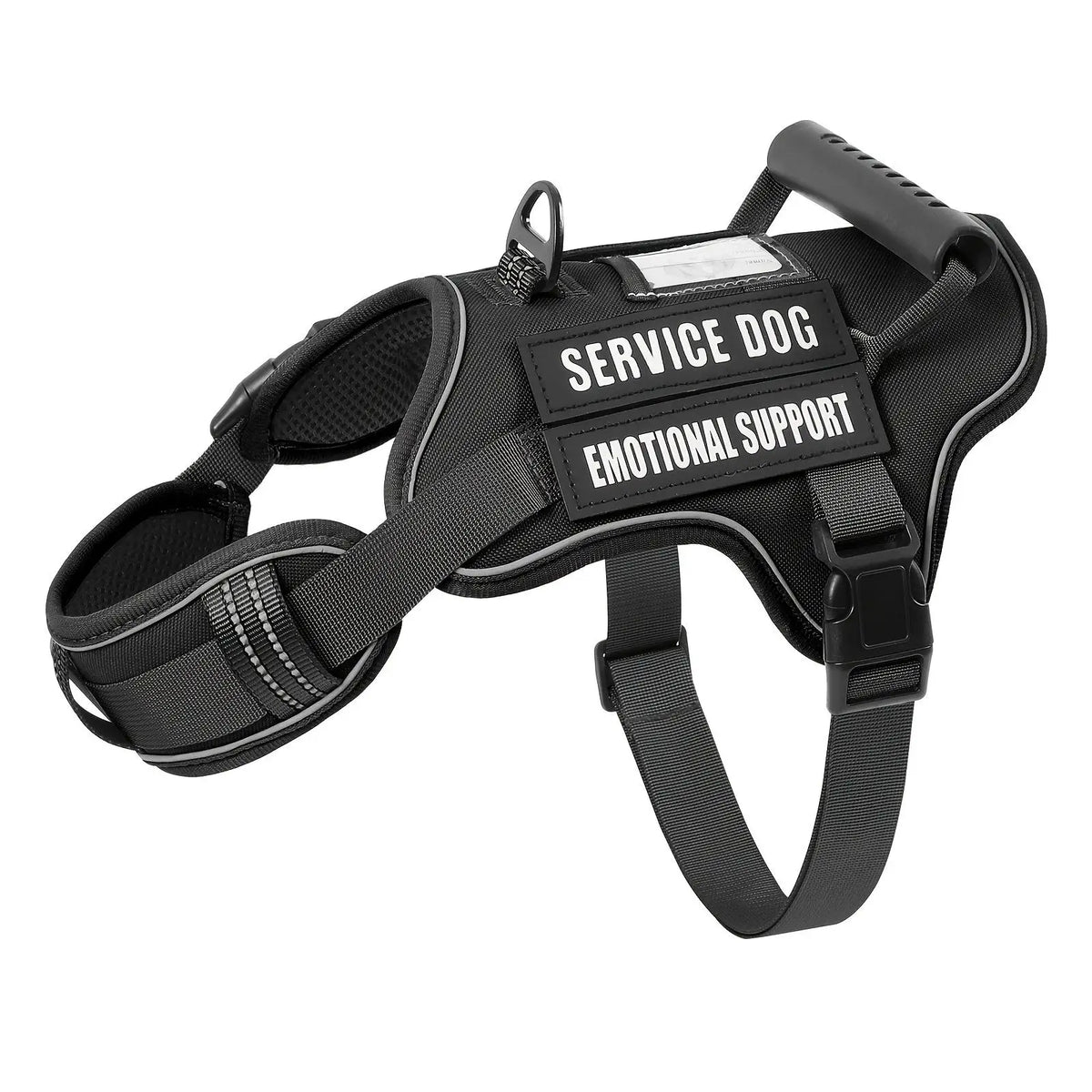 No Pull Dog Harness Adjustable Service Dog Vest with Handle Reflective Breathable Walking Training Control for Medium Large Dogs
